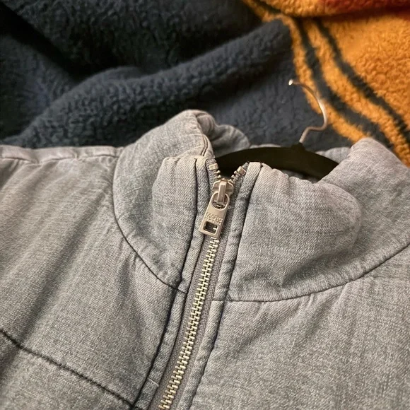 Marc Women's Bleached Soft Denim Puffer Jacket - Picture 3 of 4